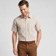 Checks Fawn Shirt : Business