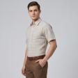 Checks Fawn Shirt : Business