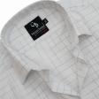 Checks Cream Shirt : Business
