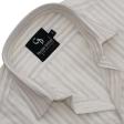 Stripes Cream Shirt : Business