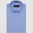 Plain Blue Shirt : Business