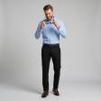 Plain Blue Shirt : Business