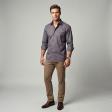 Stripes Mauve Shirt : Business