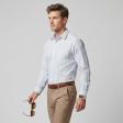 Stripes Blue Shirt : Business