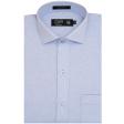 Self Design Light Blue Shirt : Business