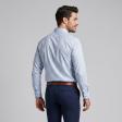 Self Design Light Blue Shirt : Business