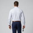 Stripes Aqua Blue Shirt : Business