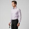 Stripes Peach Shirt : Business