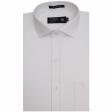 Self Design White Shirt : Business
