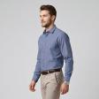 Stripes Dark Blue Shirt : Business