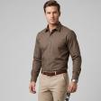 Plain Brown Shirt : Business
