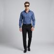 Plain Navy Blue Shirt : Business