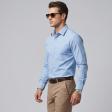 Plain Blue Shirt : Business