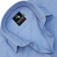 Plain Blue Shirt : Business