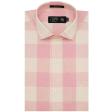 Checks Pink Shirt : Business