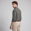 Checks Dark Green Shirt : Business