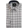 Checks Gray Shirt : Business