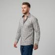 Checks Gray Shirt : Business