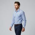 Checks Blue Shirt : Business