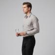 Checks Brown Shirt : Business