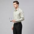 Print Green Shirt : Party