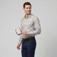 Print Gray Shirt : Party