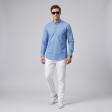 Print Blue Shirt : Ditto