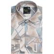 Print Gray Shirt : Party