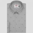 Print Light Gray Shirt : Ditto