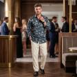 Print Black Shirt : Party