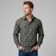 Print Blue Shirt : Party