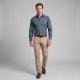 Print Blue Shirt : Party