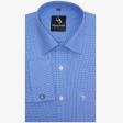 Self Design Dark Blue Shirt : Business