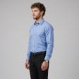 Self Design Dark Blue Shirt : Business