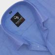 Self Design Dark Blue Shirt : Business
