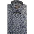Print Blue Shirt : Party