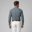 Print Blue Shirt : Party