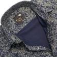Print Blue Shirt : Party