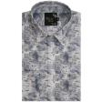 Print Gray Shirt : Party