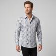Print Gray Shirt : Party