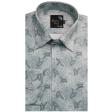 Print Gray Shirt : Party