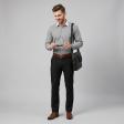 Self Design Gray Shirt : Business