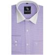 Self Design Mauve Shirt : Business