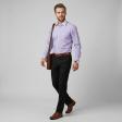 Self Design Mauve Shirt : Business