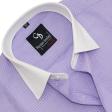 Self Design Mauve Shirt : Business