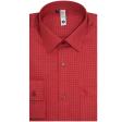 Checks Red Shirt : Slim