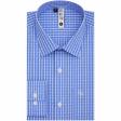 Checks Blue Shirt : Slim