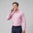 Stripes Pink Shirt : Slim