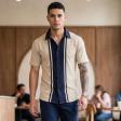 Combination Navy Blue T-shirt : Regular