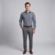 Stripes Blue Shirt : Business
